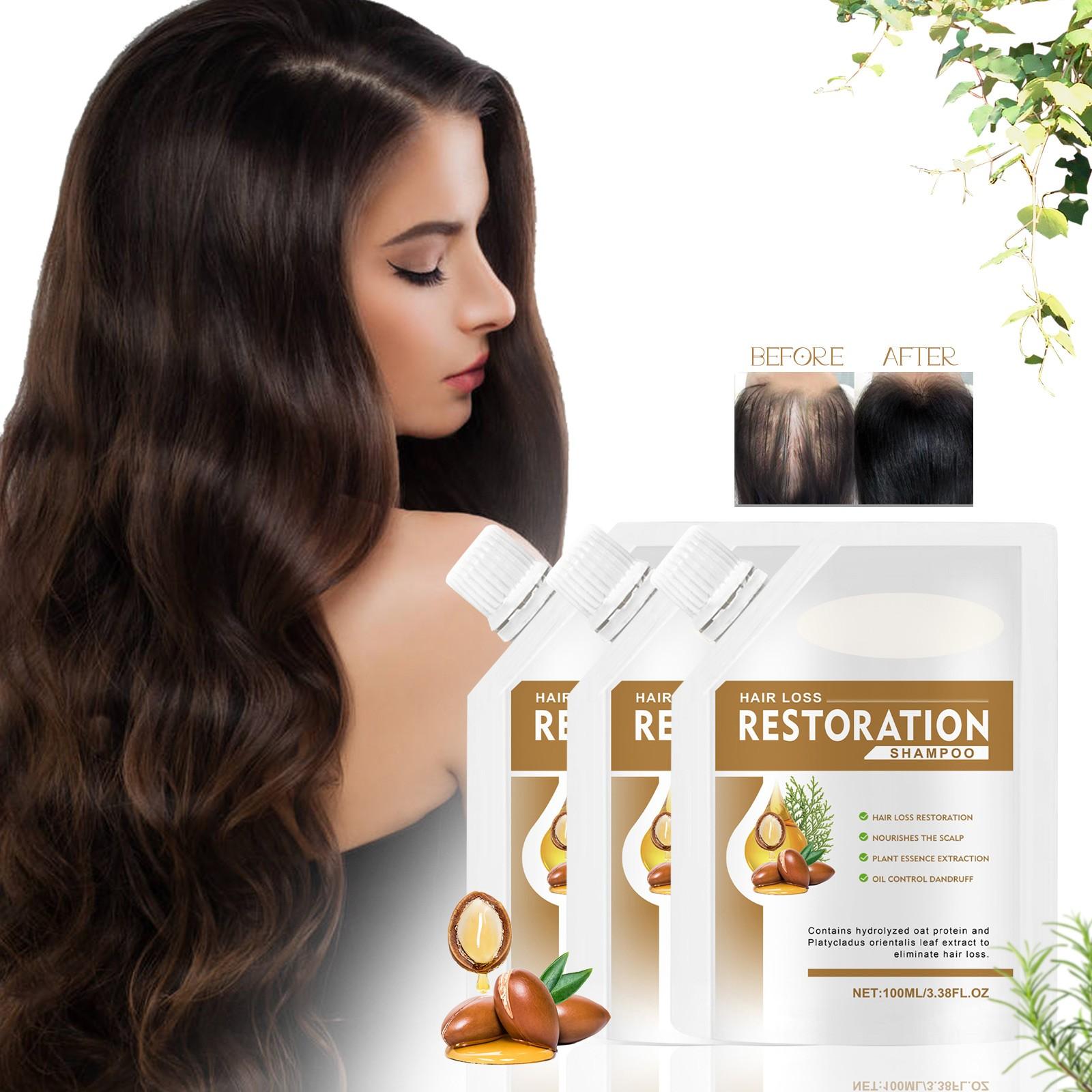 

Трав яний шампунь для зменшення випадіння волосся, зміцнює волосся, сприяє росту волосся, живить шкіру голови та зменшує лупу, 100 мл (1шт) One Size