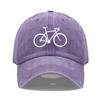 Soft Cotton Baseball Cap for Women Men Adjustable Fashion Bicycle Embroidered Dad Hat Unisex Classic Golf Caps