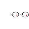 2Pcs Kayak Paddle Leash Nylon Rubber Corrosion Resistant Stretchable Anti Loss Rope Kayak Rod Leash Black