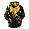 Unisex 3D Hoody Anime Super Saiyan Gohan Printed Fashion Hoodie Sweatshirts