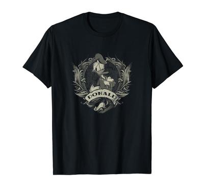Disney Mickey and Friends Donald Duck Grumpy Money Portrait T-Shirt
