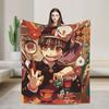 Yugi Amane Anime Blanket Velvet Textile Decor Hanakos Kuns Multifunction Warm Throw Blanket for Bedding Outdoor Rug Piece