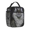 Bestselling Cat Lion Beach Industrial Style Thermal Food Carrier Office Break Picnic Lunch Bag