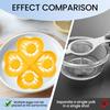 Egg Yolk Separator Multifunctional Egg White Yolk Separator for Baking Cake Stainless Steel Filter Skimming Foam Juice Soy Milk Strainer Kitchen Tool