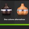 Wood Grain Ultrasonic Aroma Diffuser,300ml Cool Mist Air Humidifier with 7 Color LED Night Light for Home,Bedroom,Office