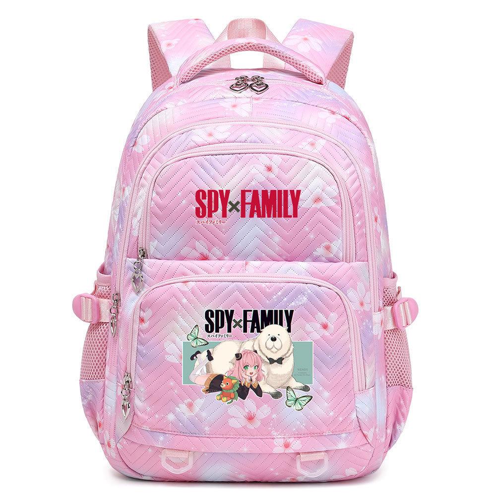 Spy Play House Elementary School Children S School Bag Girls Ultra Light Large Capacity Multi-Compartment Anti-Splashing Backpack 44CMX34CMX17CM