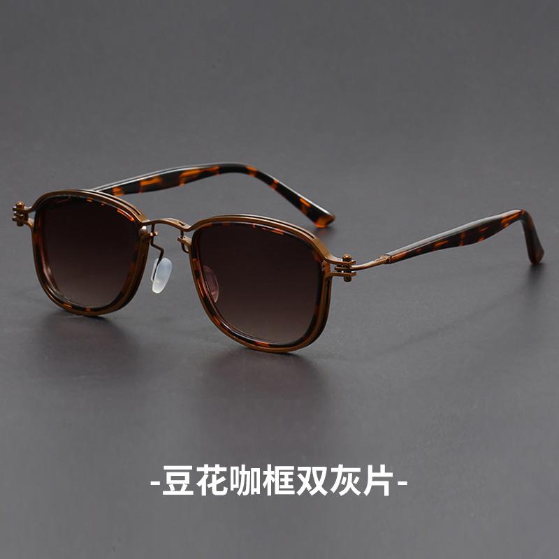 

Fashion Sunglasses European and American Metal Small Square Round Korean Sun Glasses for Men Retro Square Sunglass Gafas De Sol