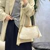 2024 Summer Versatile Hand-Woven Baguette Shoulder Bag - High-Grade Underarm Vegetable Basket Commuter Handbag