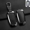 Zinc Alloy Leather For Lincoln Corsair Nautilus Aviator Navigator Continental Car Key Case Shell Keychain Keyring Car Key Cover