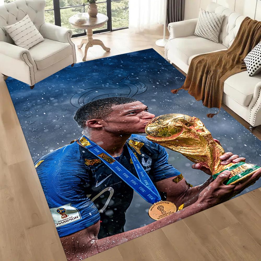 Mbappe 252 Area Rug Design for Kitchen Living Rooms Decorate Room Foyer Antislip Carpet Office Home Decor Wedding Party Gift