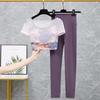 Spring/Summer Retro Chinese Style Mesh Layered Yoga Tank Top for Women