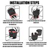 Car Center Console Organizer With Cup Holders And Detachable Storage Container Space Saving Plastic Construction