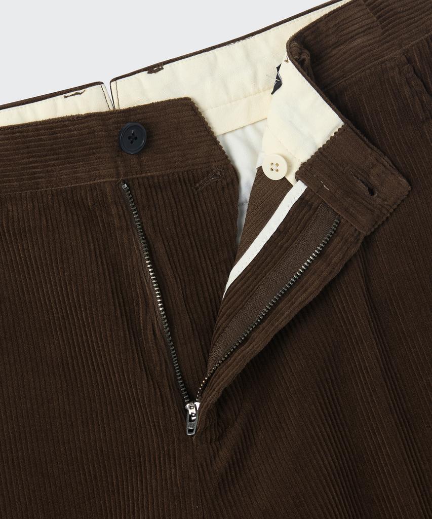 MUSINSA STANDARD [City Workers] 8W Corduroy Tapered Pants [Brown]