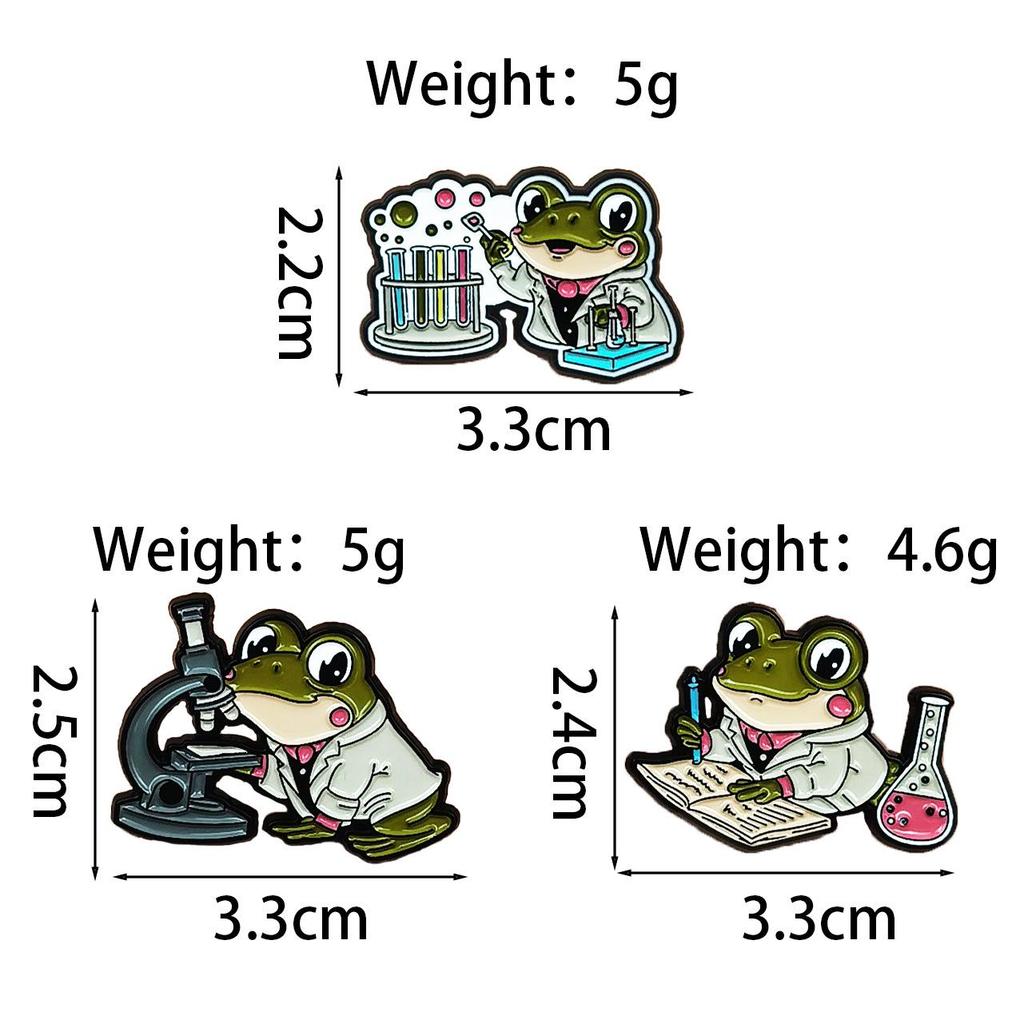 Cute Frog Brooch - Cartoon Debugging Agent Accessory