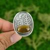 Gift For Her 925 Silver Natural Cat'S Eye Gemstone Stackable Adjustable Ring
