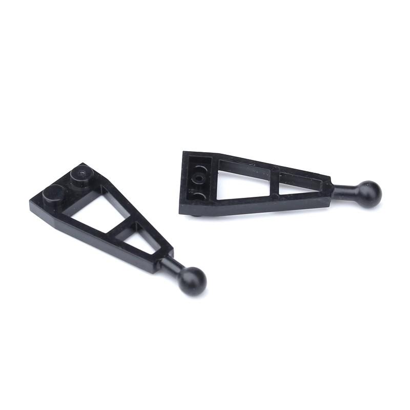 10PCS 2508 Bracket with Ball Joint Block Moc Loose Components Compatible featuring Bricks DO-IT-YOURSELF Children's Gift Toy Present Storage