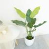 Nordic Style Artificial Monstera and Lily Tree Plant Arrangement for Living Room Decor