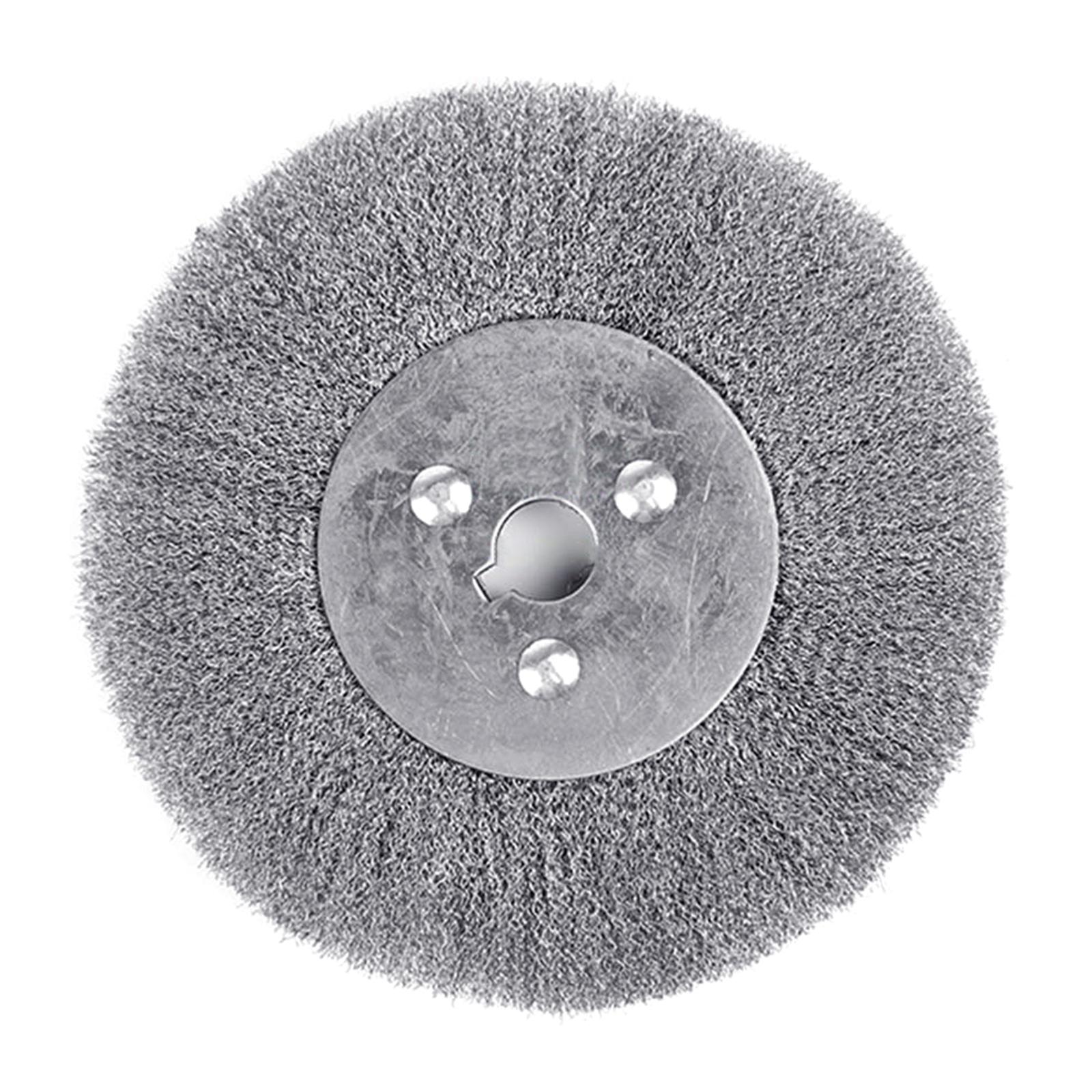 

150mmStainless Steel Wire Wheel RotaryTool Woodworking Polishing Tool Efficient Brushing Tool 5.91in Outer Diameter