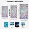 1Pc Large Size Ins Gradient Macaron Cartoon Beach Towel Ultra Absorbent Beach Holiday Shoulder Wrap Soft Fabric Beach Accessory