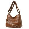 Women's Retro Bag Large Capacity Shoulder Bag Commuter Crossbody Bag