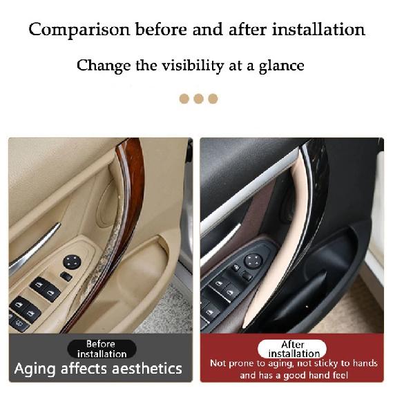 Car Accessories Auto Inner Doors Handle Pull Trim Cover For BMW 3 Series 2013-2018 F30 316d 318d 320d F31 320i 325d 51417279312