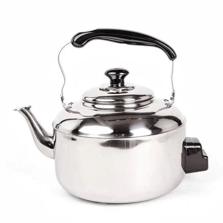 

Large Capacity 304 Stainless Steel Electric Whistling Kettle for Household Use Whistle Boil with Extended Thick Cord