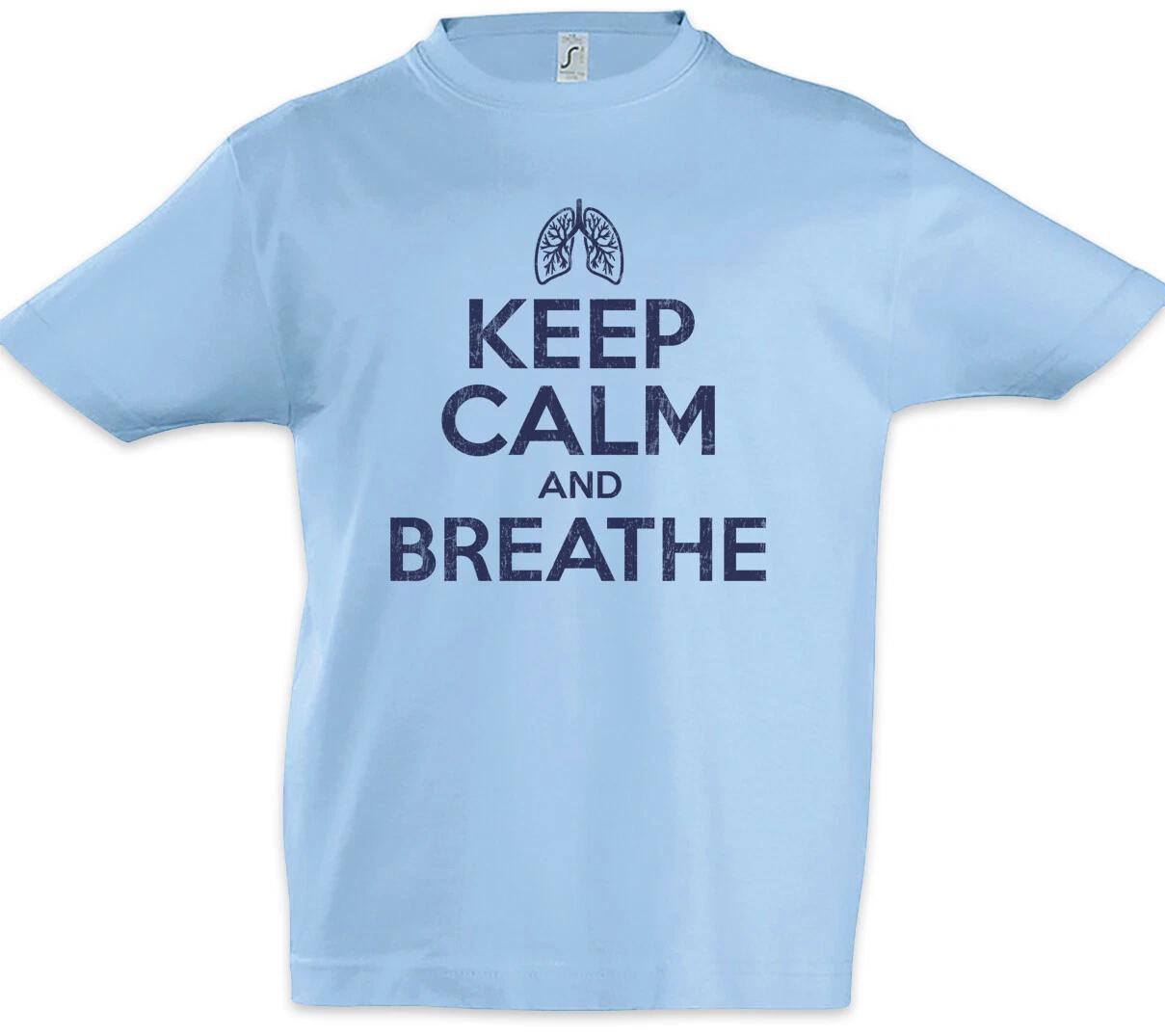 Keep Calm And Breathe Kids Boys kids boys T-Shirt Grouch Grumpy Bad Mood Dr Doctor 150