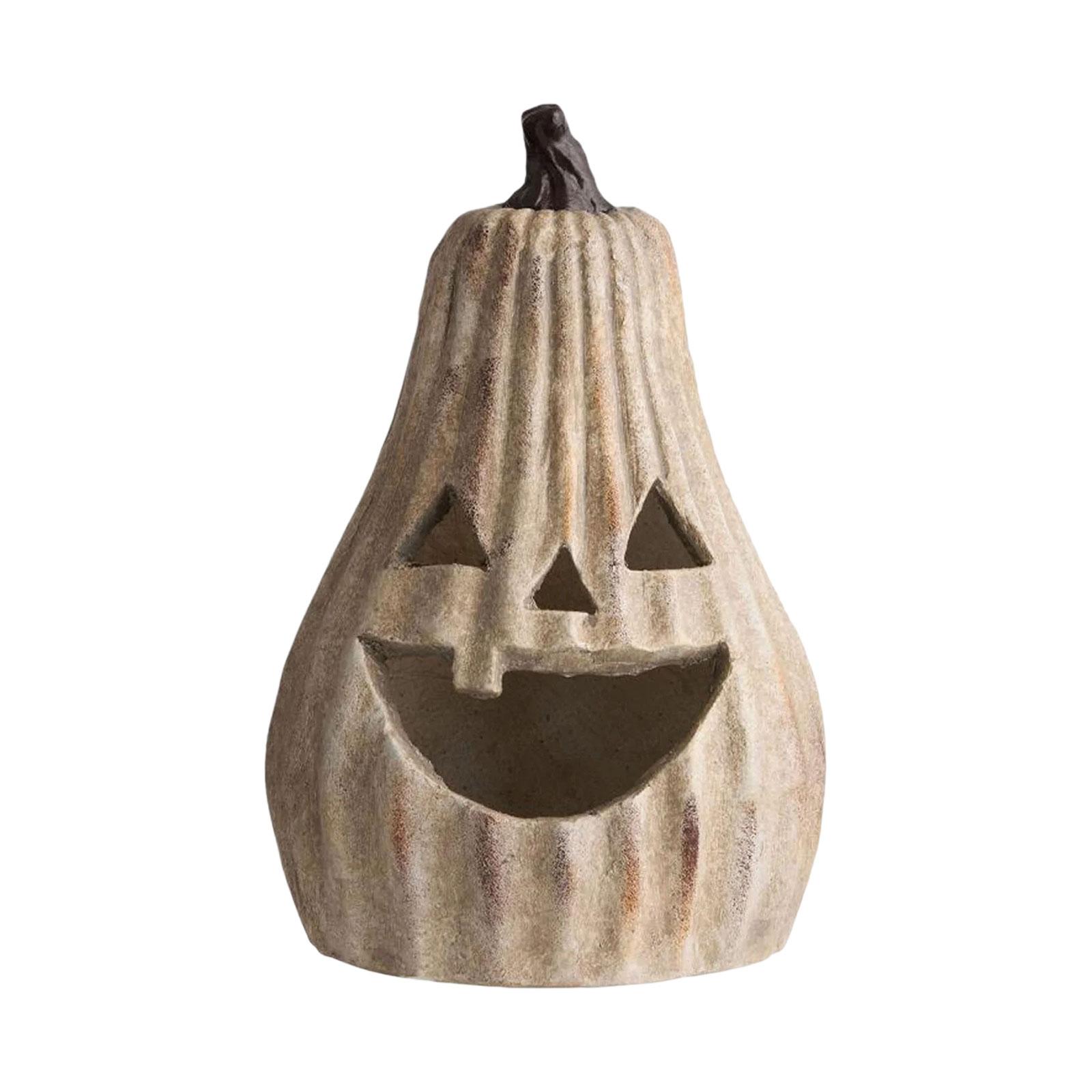 

Светодиодное украшение в виде тыквы на Хэллоуин, Мигающий Джек-о -фонарь в деревенском стиле, Жуткое свечение, Работает от батареек, Осеннее украшение для Хэллоуина для дома и улицы One Size