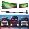 2 Pcs LED Devil's Eye Truck Car Interior Decoration Ambient Light App Control With Remote Custom Text Pattern Lighting 12V 24V