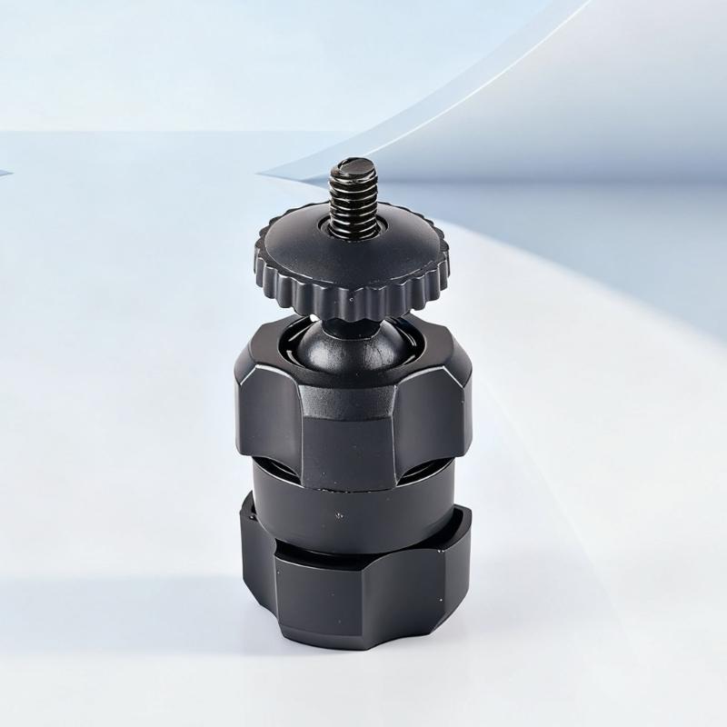 Universal 17mm Female Ball Head Converter 1/4-20 External Thread Suitable For Photography Equipment Mobile Device Mounts