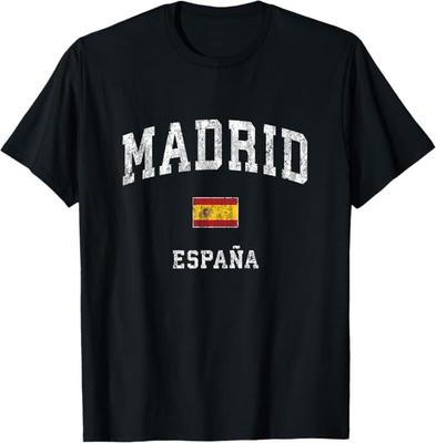 Camiseta Design Esportivo Atlético Vintage Madrid Espanha