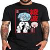 FJHYEEBN Anime Eva T-Shirts Evangelion Baumwoll-T-Shirt Kurzarm Oberteil Unisex