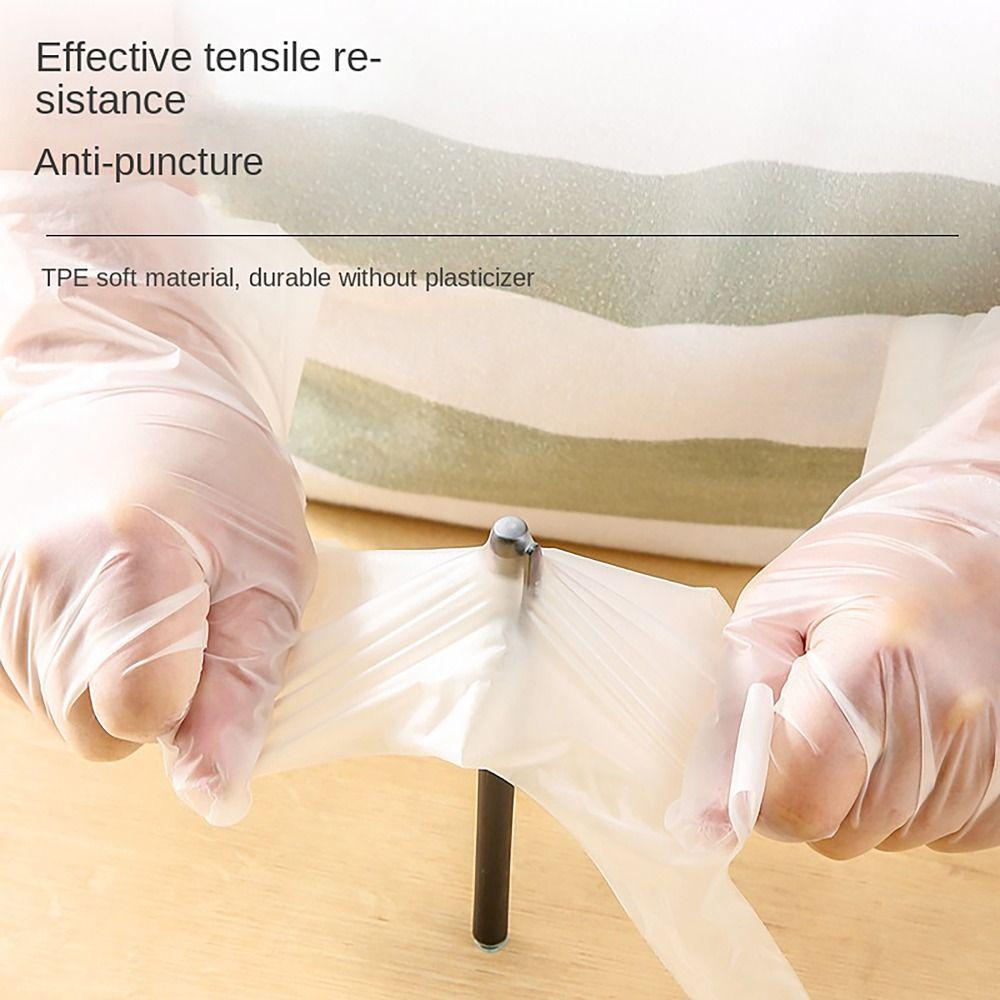 100Pcs S/M/L/XL Disposable Gloves Acid Work Safety Latex Free Gloves Durable Cleaning Gloves  Market