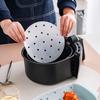 100Pcs Bamboo Steamer Papers Non-Stick Steamer Mat Oil Paper Air Fryer Paper Waterproof Reusable Steamer Liners Baking Utensils