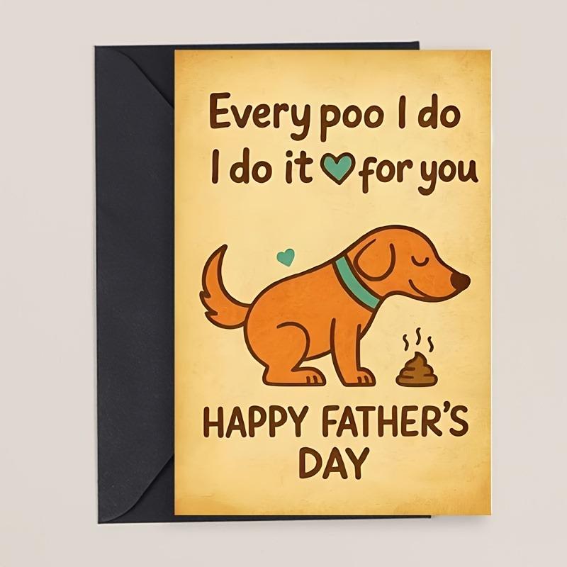 Humorous Father's Day greeting card