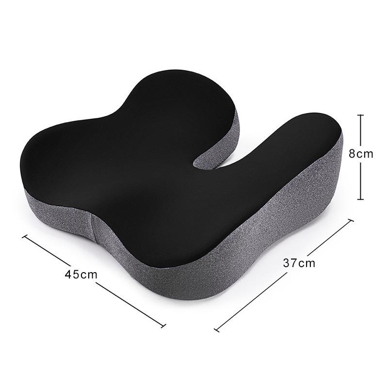 Breathable Memory Foam Seat Cushion, Rebound Wedge Pad for Car or Office Chair.