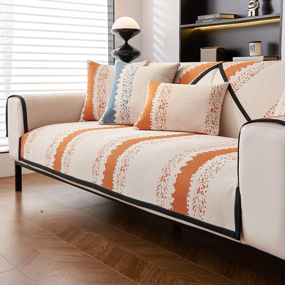 

Скандинавський мінімалістичний диванний килимок із синелі, світло від котячих подряпин, розкішна подушка, подушка, прикраса для вітальні, меблі, захисний чохол Pillow cover 45x45cm помаранчевий