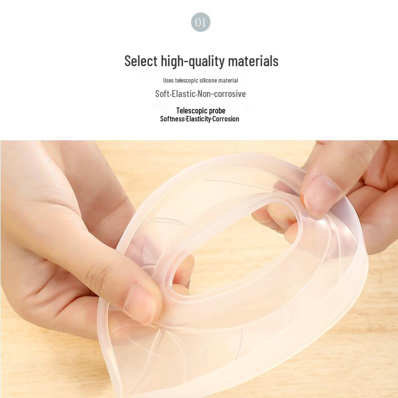 Silikonowa Osłona Odpływu Zapobiegająca Rozpryskiwaniu i Wodoodporna do Baterii Łazienkowej