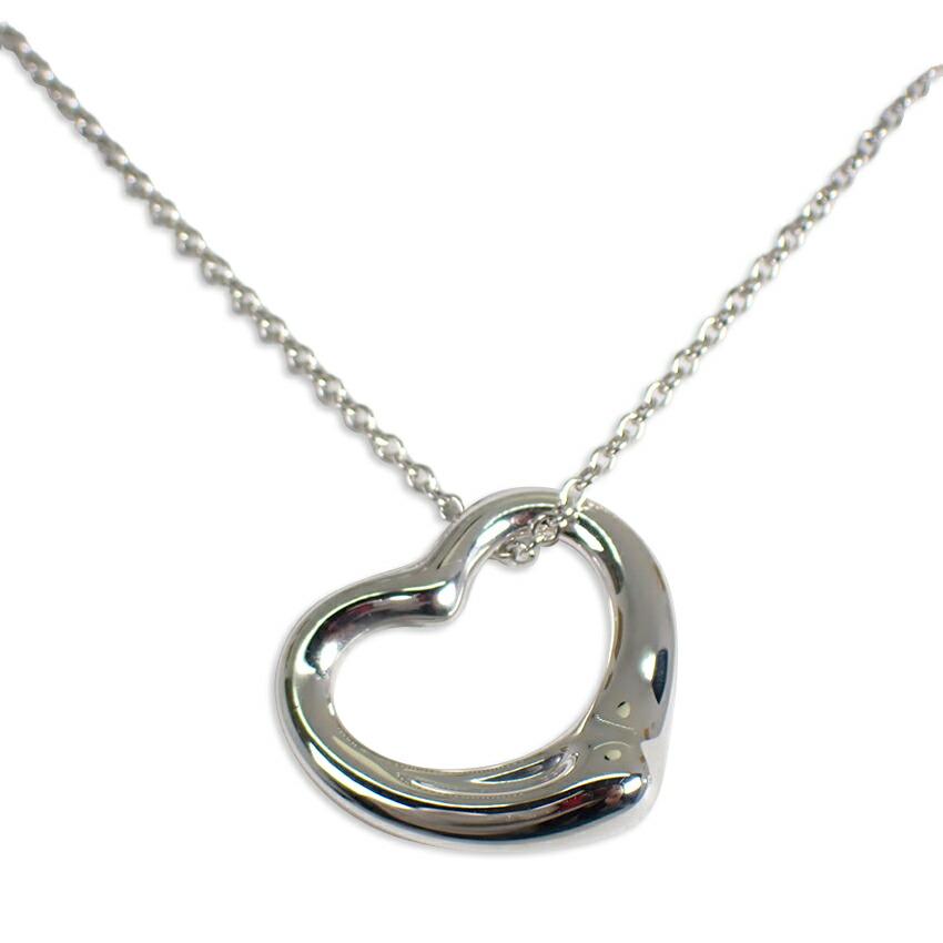 

[Б/у] TIFFANY/Tiffany 925 Open Heart Подвеска/ожерелье [g207-59]