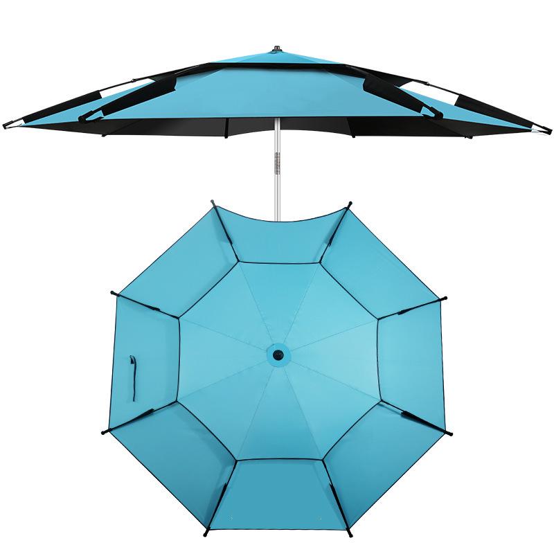 Large Outdoor Fishing Umbrella: Rainproof, Sunshade, Folding, Thickened, UV Protection