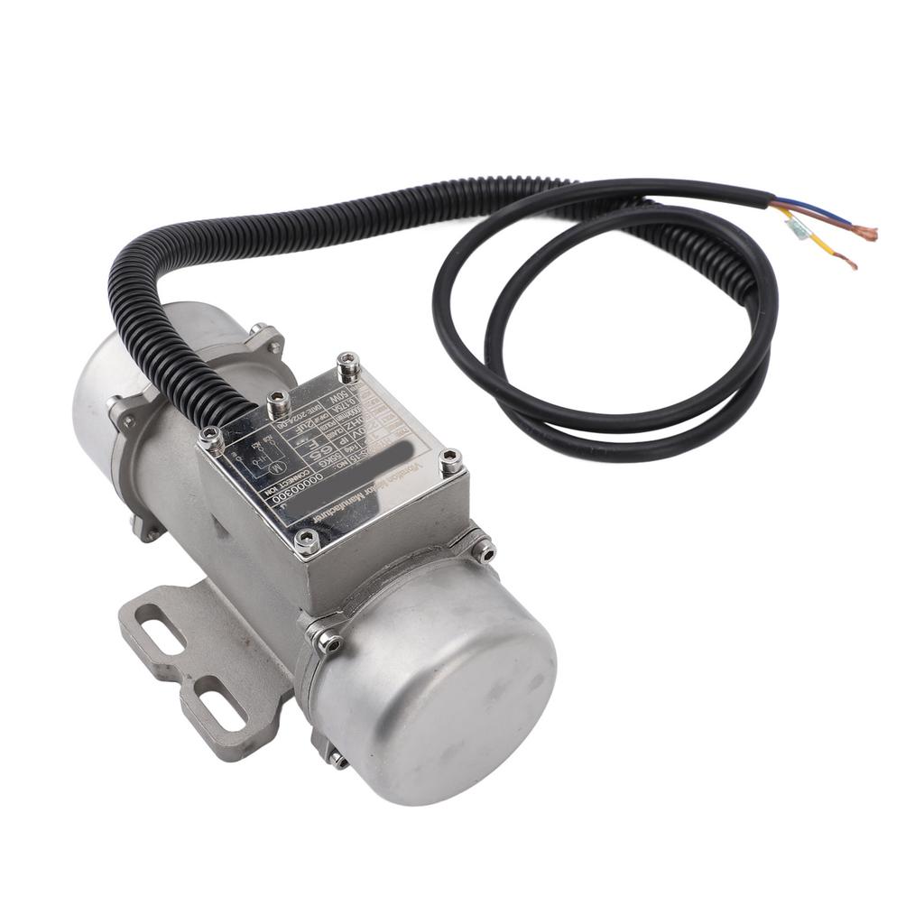 Concrete Vibration Motor Stainless Steel 220V 3000r min IP65 Single Phase Asynchronous Vibrator Motor for Sand Shaker