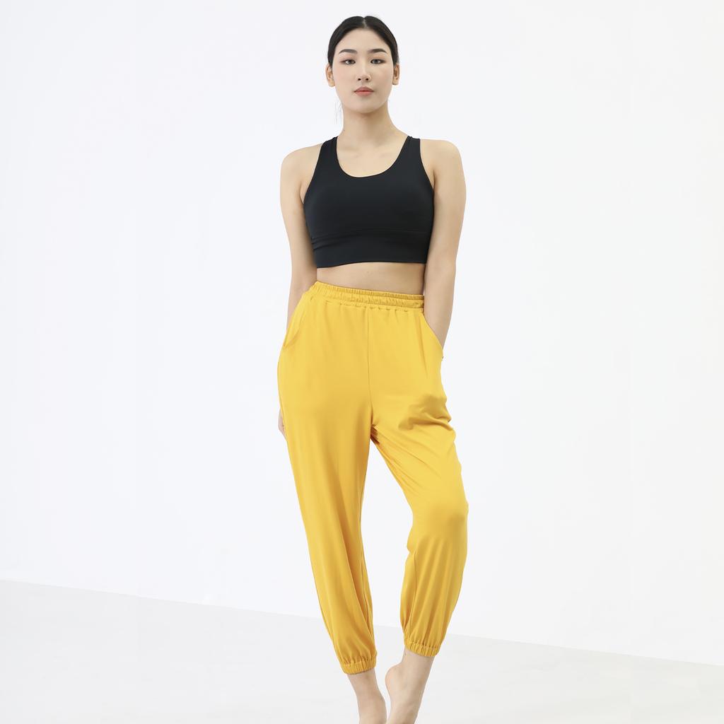 Aolda Sienna Jogger Pants (Yellow)