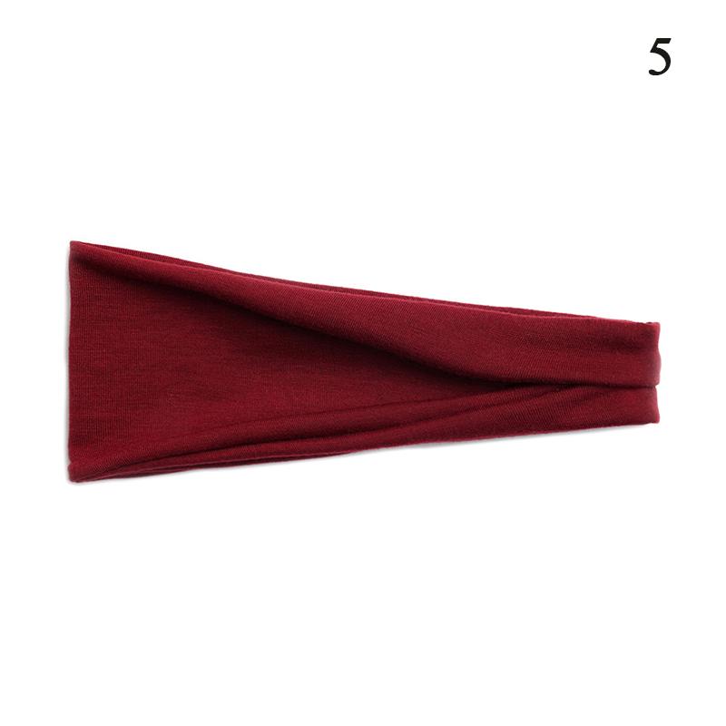 1 PC Women Headband Turban Solid Color Elastic Hair Bands Yoga Hairband Fashion Makeup Hair Hoop Hair Accessories