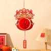 Traditional New Year Red Paper Lantern Chinese Honeycomb Ball Lantern Ornament  Mid-Autumn Festival