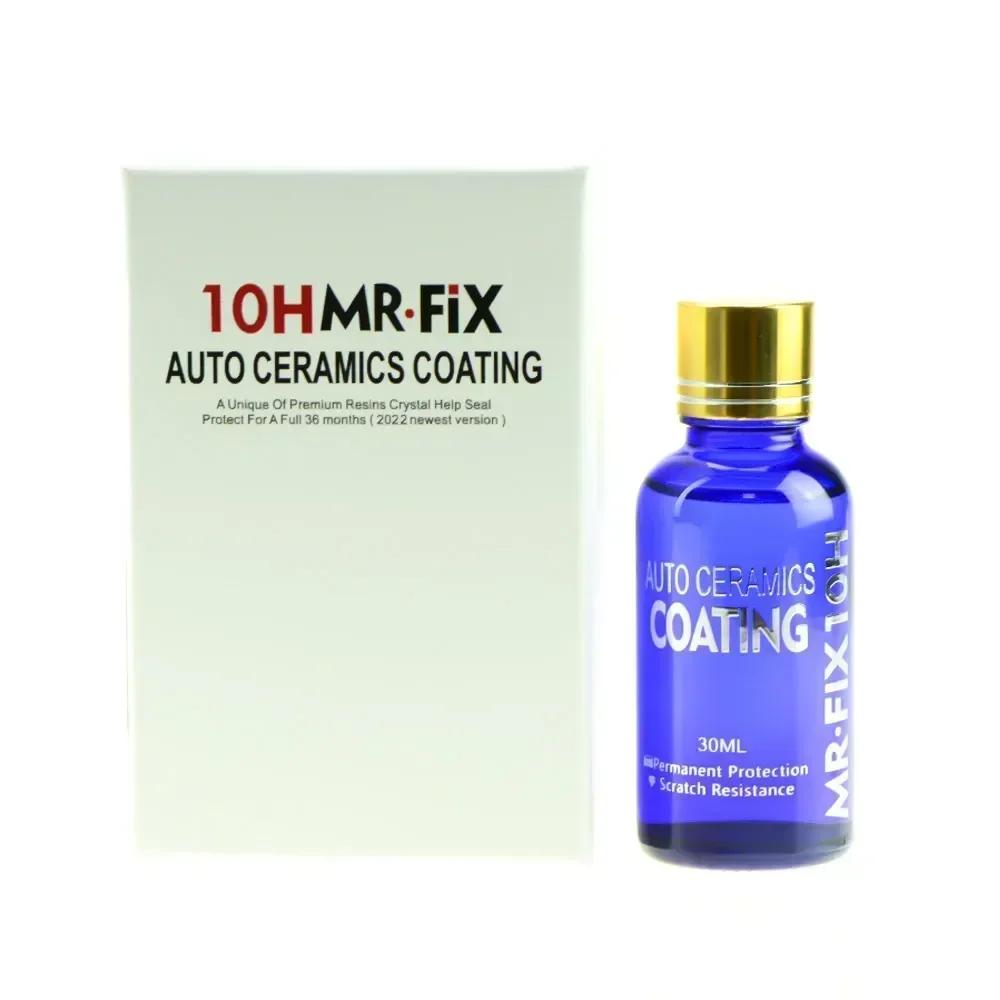 10H ceramică pentru poloneză auto, strat ceramic lichid, strat hidrofob pentru sticlă, vopsea, folie protectoare, îngrijire anti-zgârieturi auto, detailing