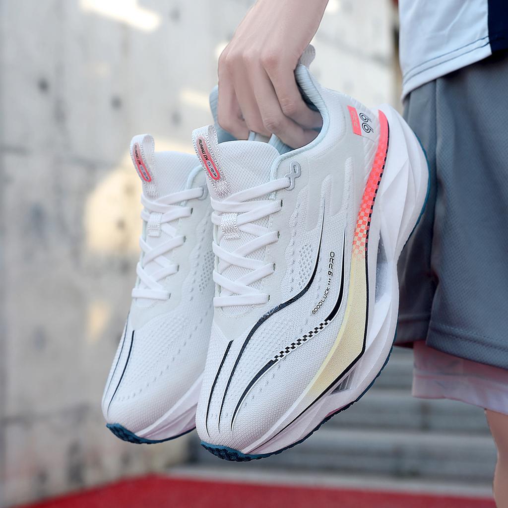 Full-Length Real Carbon Plate Racing Running Shoes For Men And Womenyouth Running Ultra-Light Shock-Absorbing Rebound Sports Sho