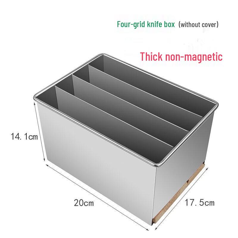 Youde 304 Stainless Steel 4-Slot Knife Holder