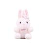 Rabbit Bow Wearing Plush Pendant Cartoon Toy Doll Bag Keychain Pp Cotton Filling