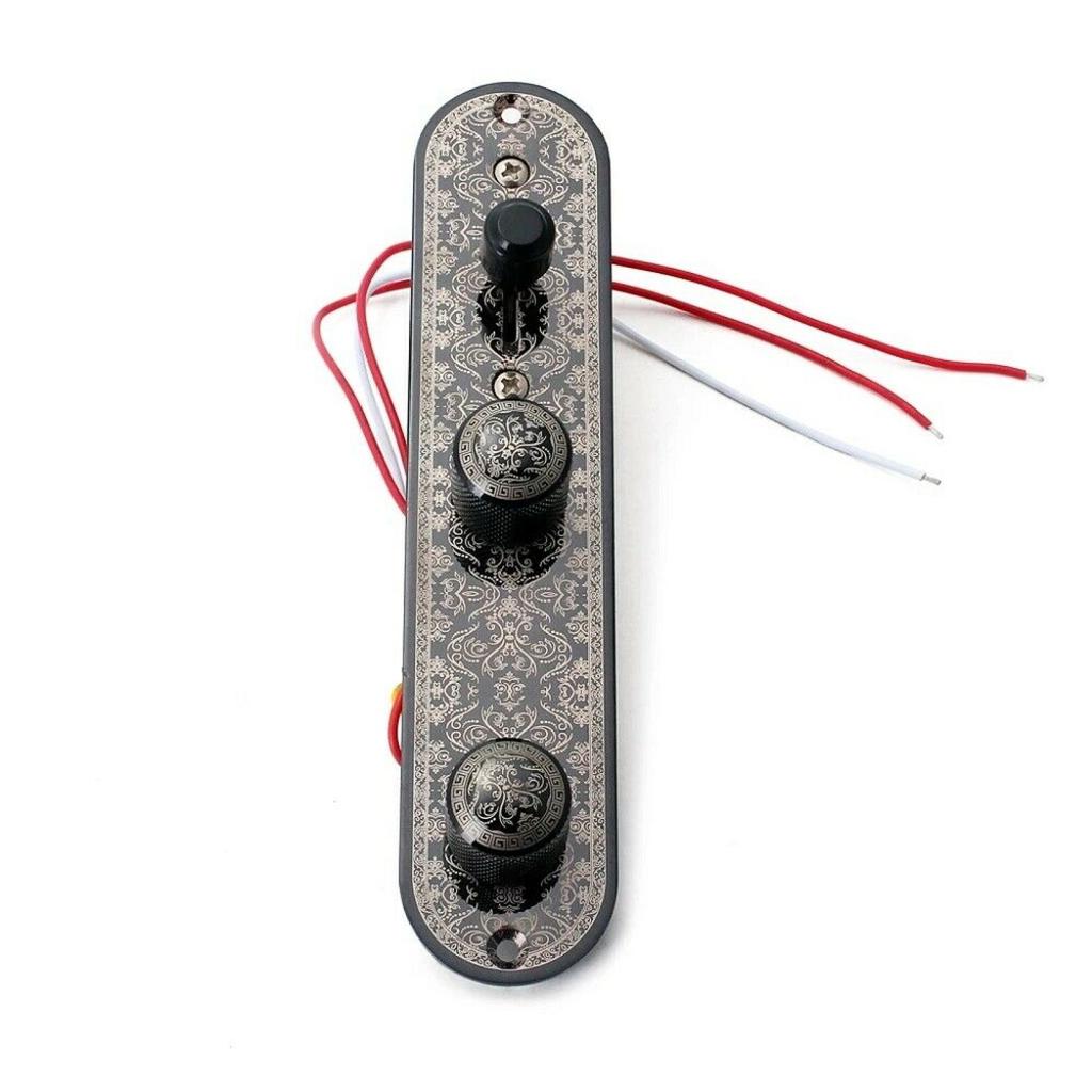 TL Guitar 3-Way Wired Loaded Prewired Control Plate Harness Blade Switch Knobs For TL Guitar Parts