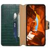 Wallet Phone Cover for Honor 90 Leather Case with Folding Stand Crocodile Texture